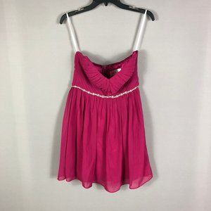 A. Drea Pink Diamond Waist Embellished Starpless Mini Dress Size Small